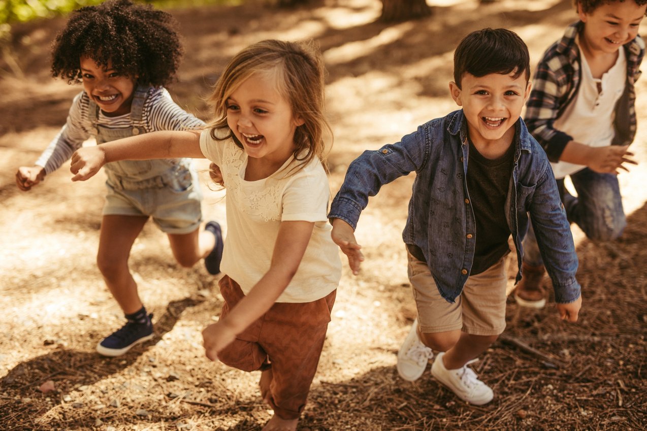 Children Playing Together 