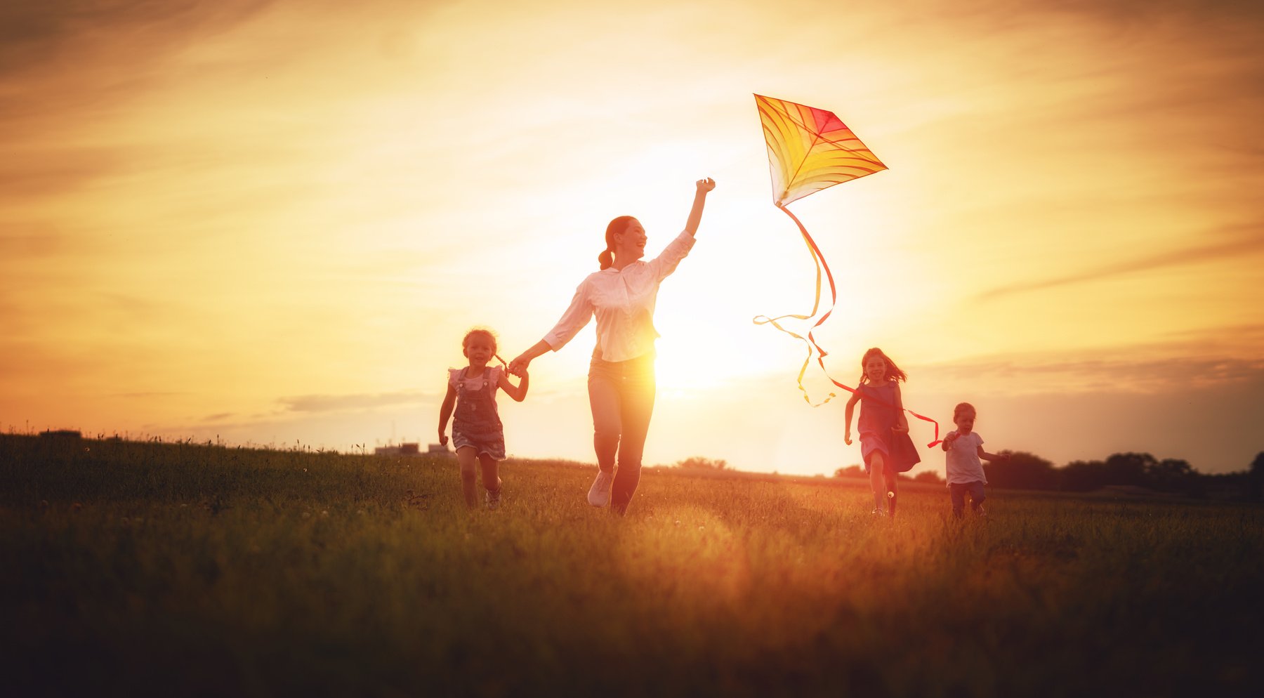 Family Playing Outdoor